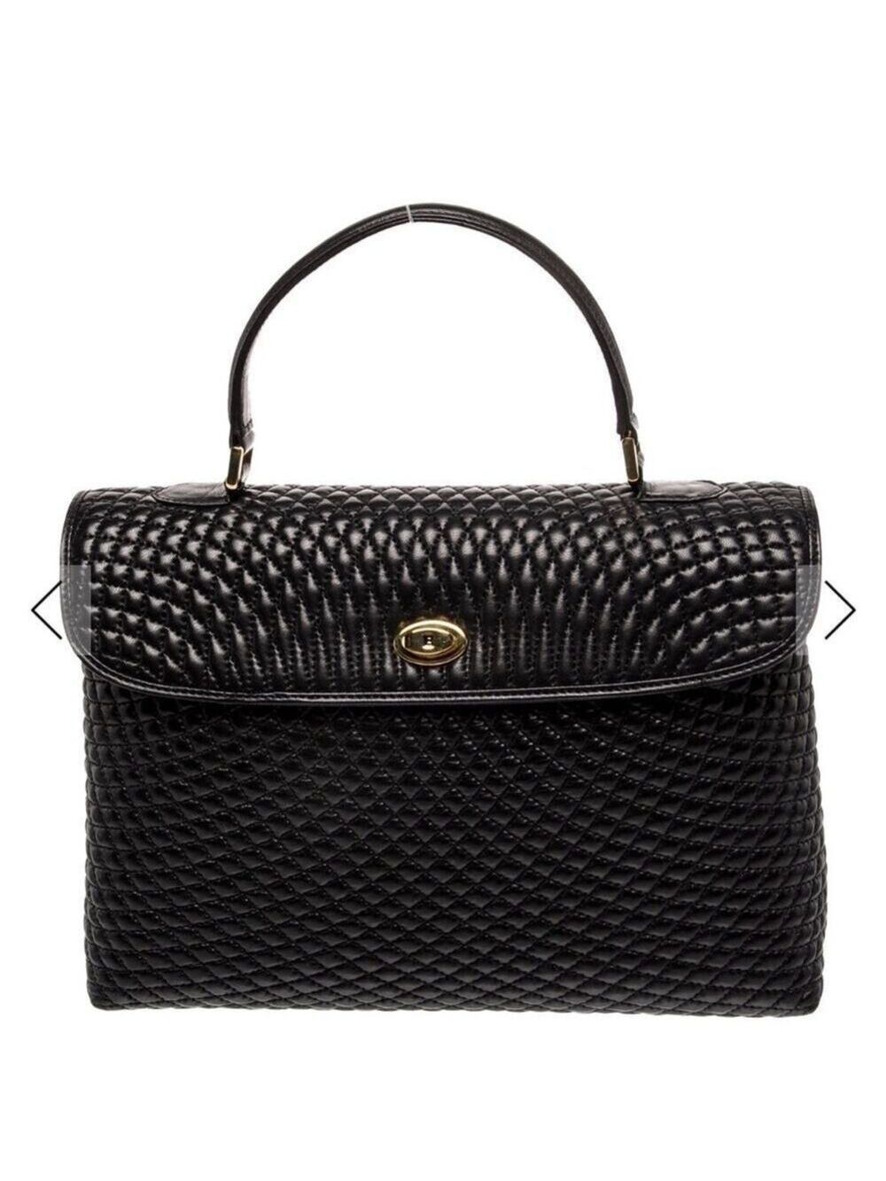 BALLY BAG Black quilted